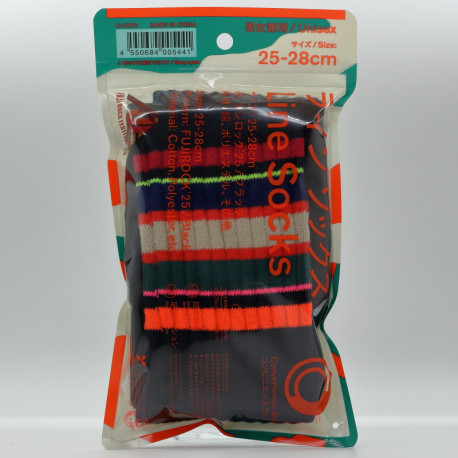 Family Mart Line Socks - Fuji Rock'25 Black - 1