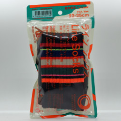Family Mart Line Socks (small) - Fuji Rock'25 Black
