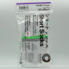 Family Mart Short Socks - Gray & Neon Yellow