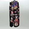 Tabi Socks - Usagi Hanami (Black)