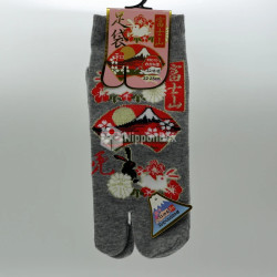 Tabi Socks - Mount Fuji (Grey)