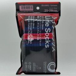 Family Mart Line Socks - NETFLIX Black