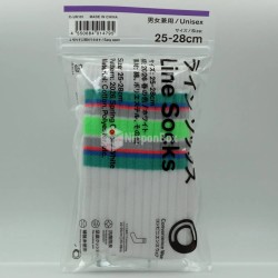 Family Mart Line Socks - Spring Color 2026 White - 1