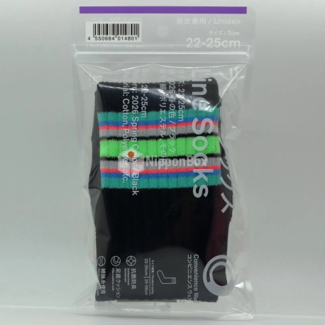 Family Mart Line Socks (small) - Spring Color 2026 Black - 1