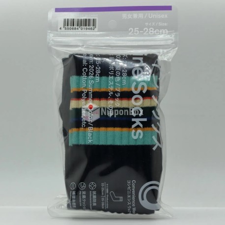 Family Mart Line Socks - Summer Color 2026 Black
