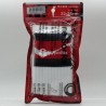 Family Mart Line Socks (small) - Cocoa Cola White