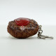 Food Sample Key Ring - HAMBURG STEAK