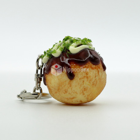 Food Sample Key Ring - TAKOYAKI