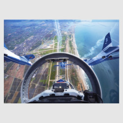 Clear File Folder - Blue Impulse cockpit view