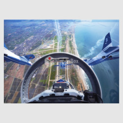 Clear File Folder - Blue Impulse cockpit view