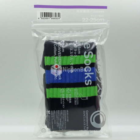 Family Mart Line Socks - Black