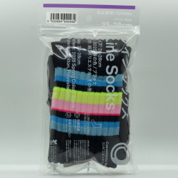 Family Mart Line Socks - Spring Color Black