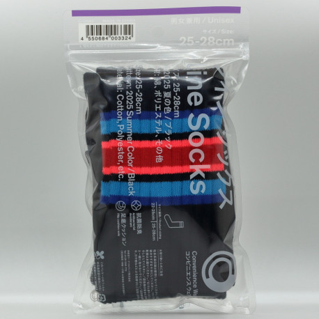 Family Mart Line Socks - Summer Color Black - 1