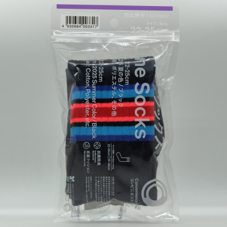 Family Mart Line Socks (small) - Summer Color Black - 1