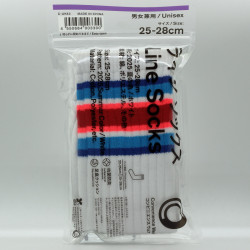 Family Mart Line Socks - Summer Color White