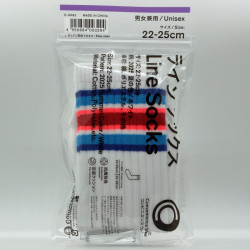 Family Mart Line Socks (small) - Summer Color White