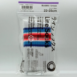 Family Mart Line Socks (small) - Summer Color White